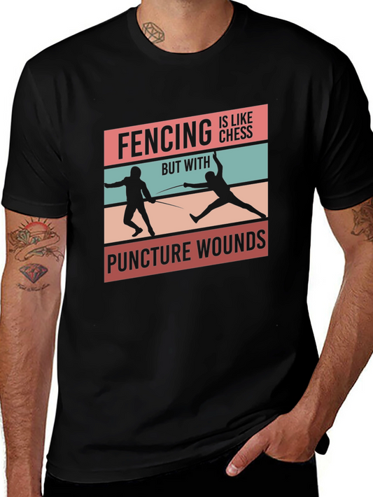 Fencing Chess Puncture Wounds T-Shirt