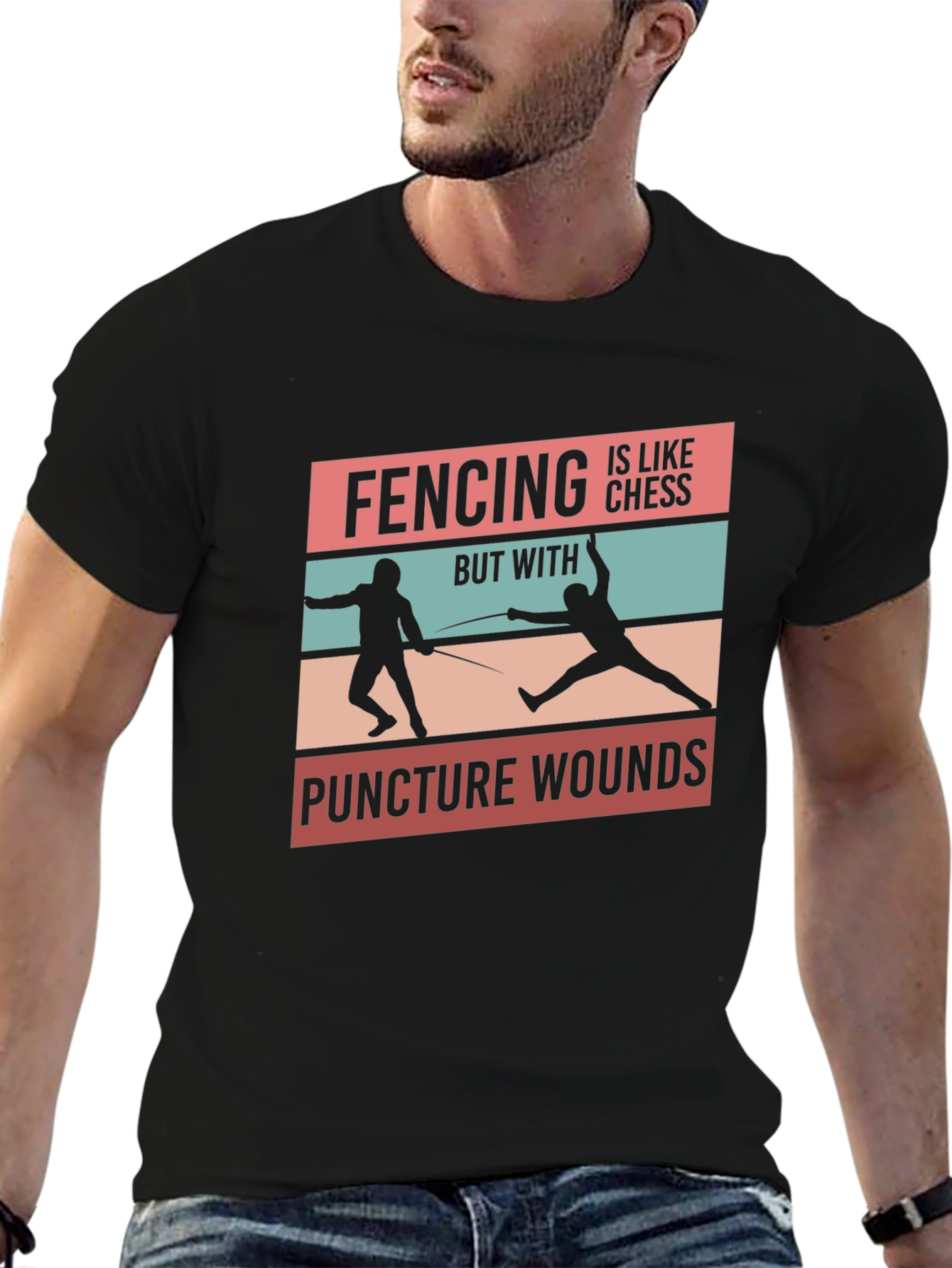 Fencing Chess Puncture Wounds T-Shirt