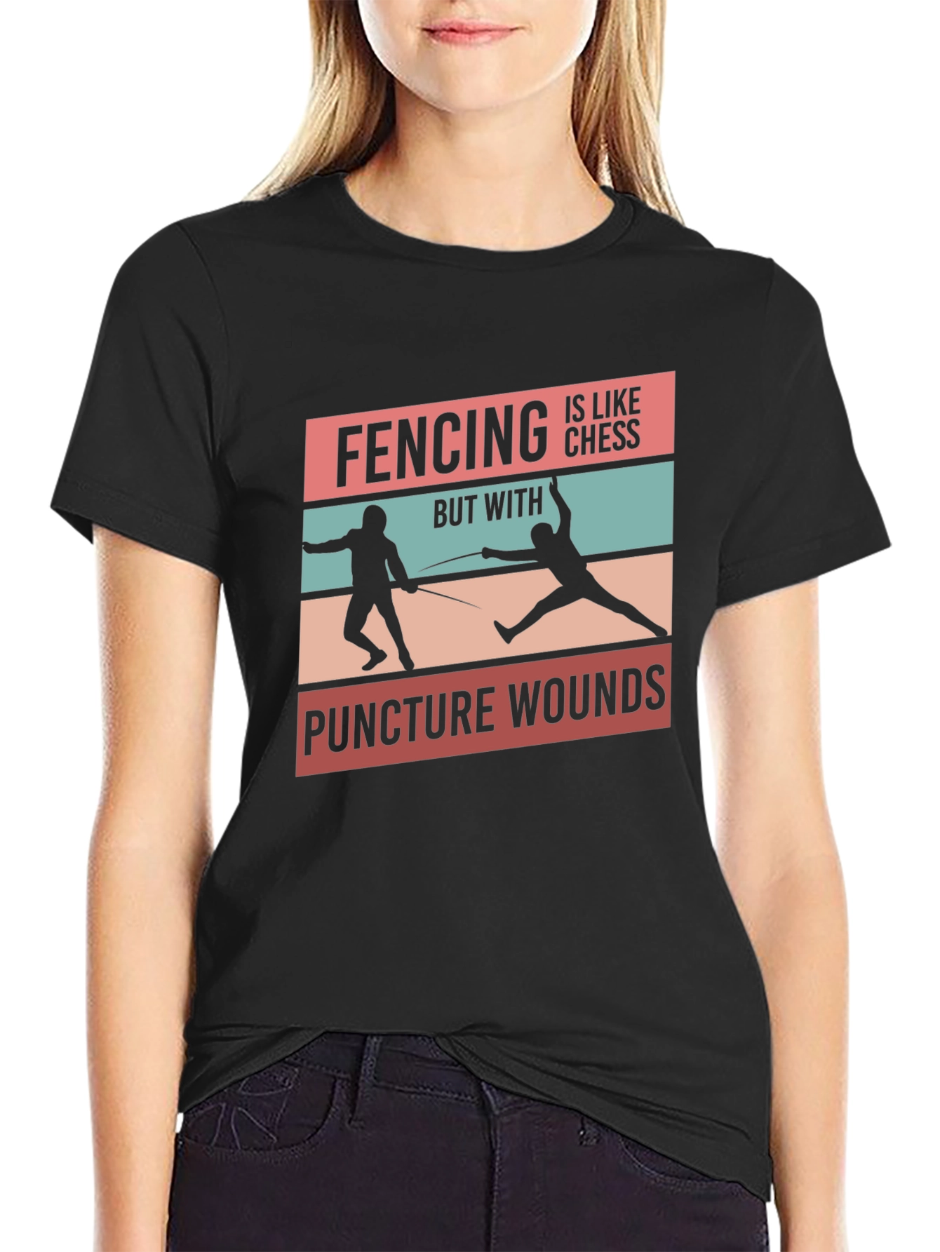 Fencing Chess Puncture Wounds T-Shirt