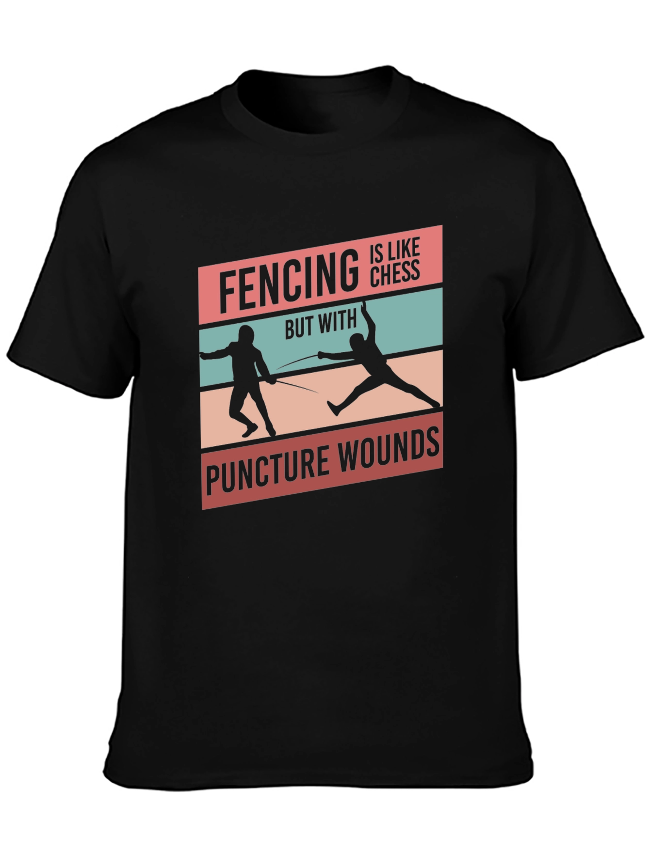 Fencing Chess Puncture Wounds T-Shirt