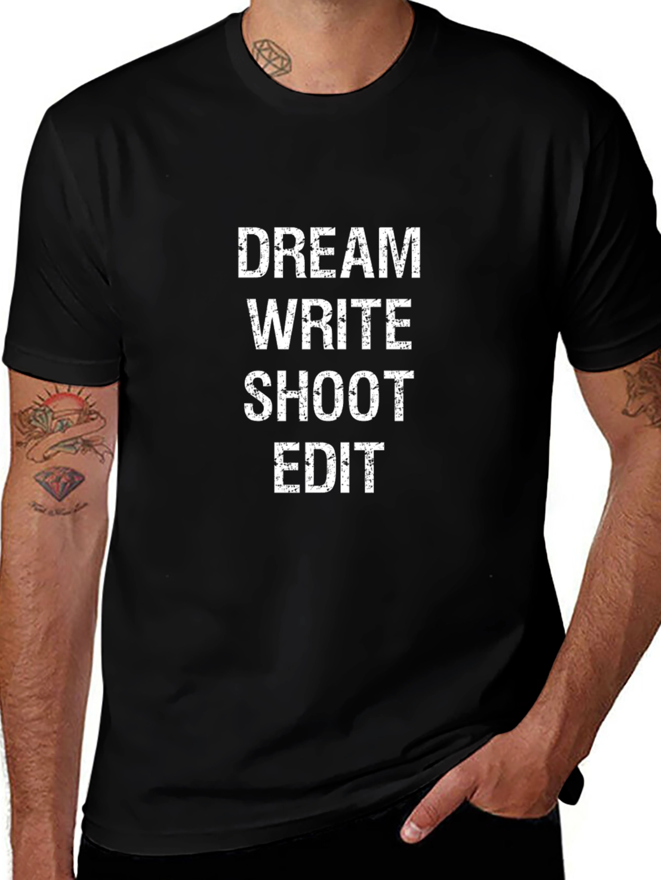 Dream Write Shoot Edit Graphic Tee