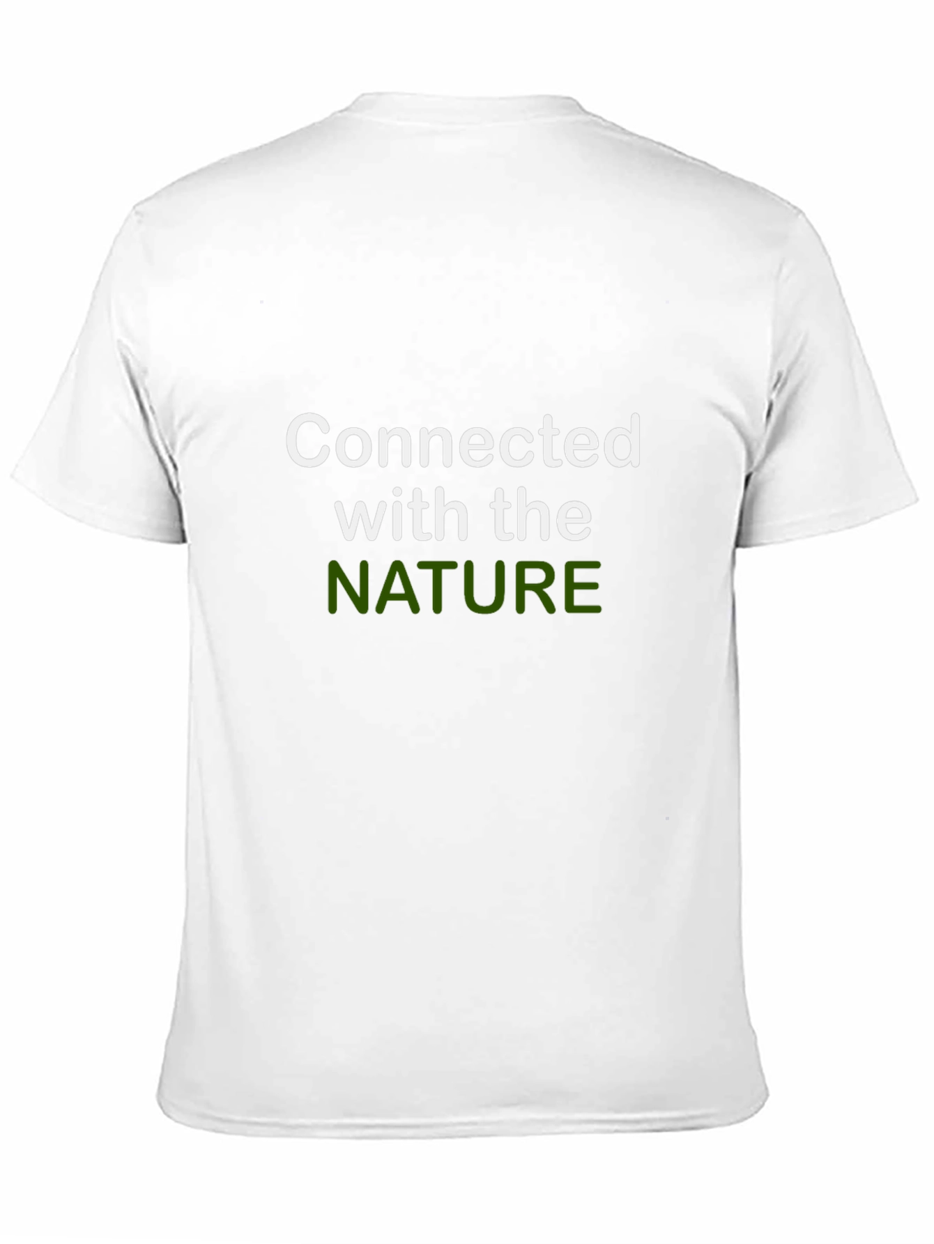 Connected with Nature Black T-Shirt
