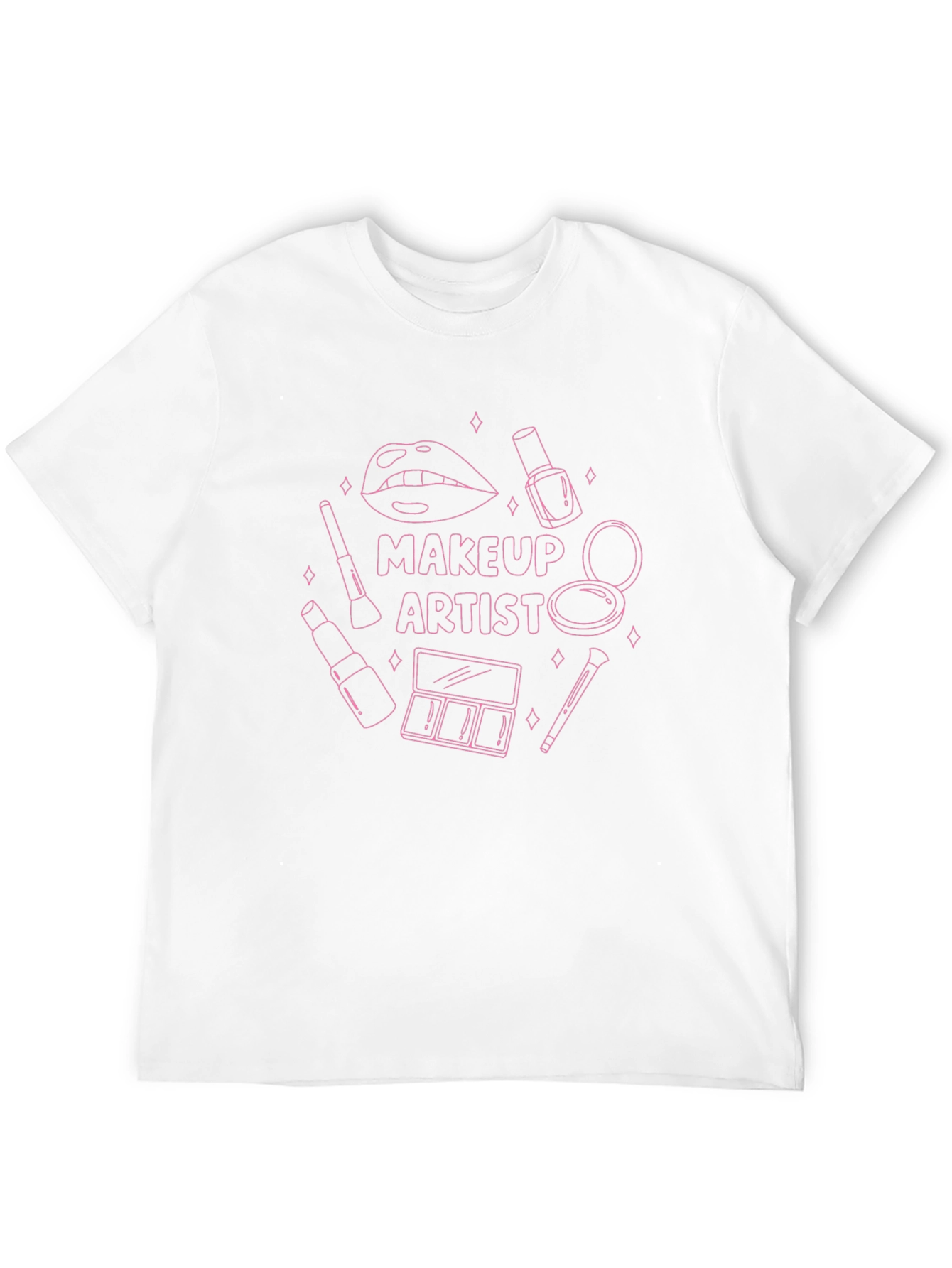 Makeup Artist Graphic Tee - Black
