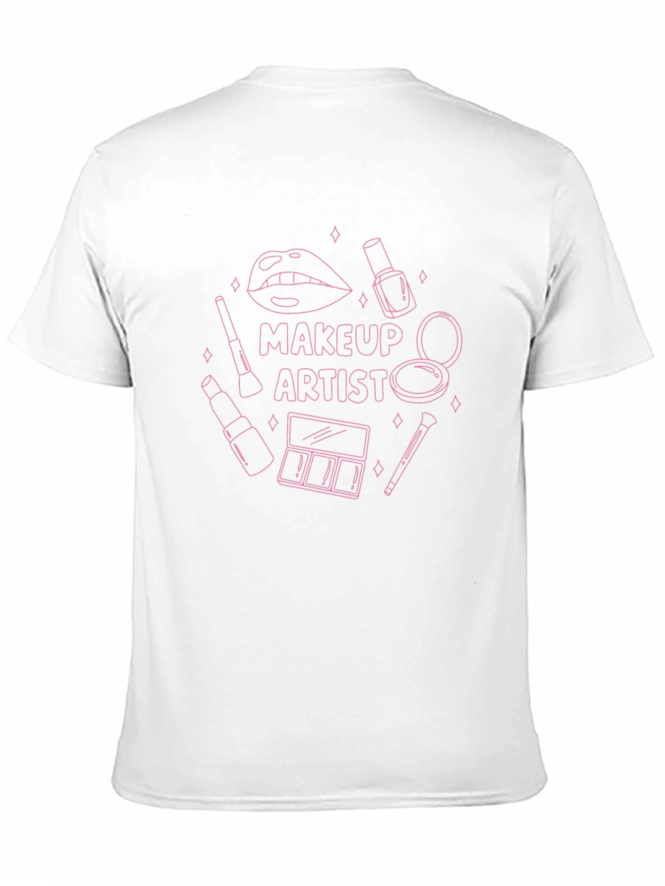 Makeup Artist Graphic Tee - Black