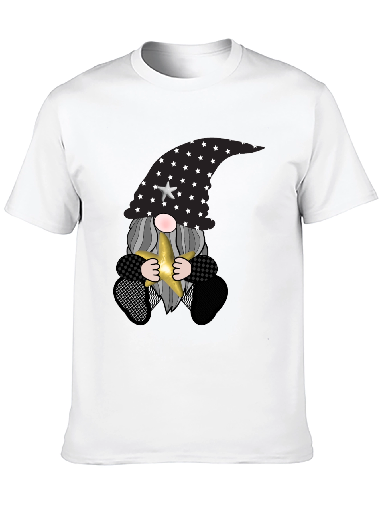 Whimsical Gnome Holding a Star T-Shirt