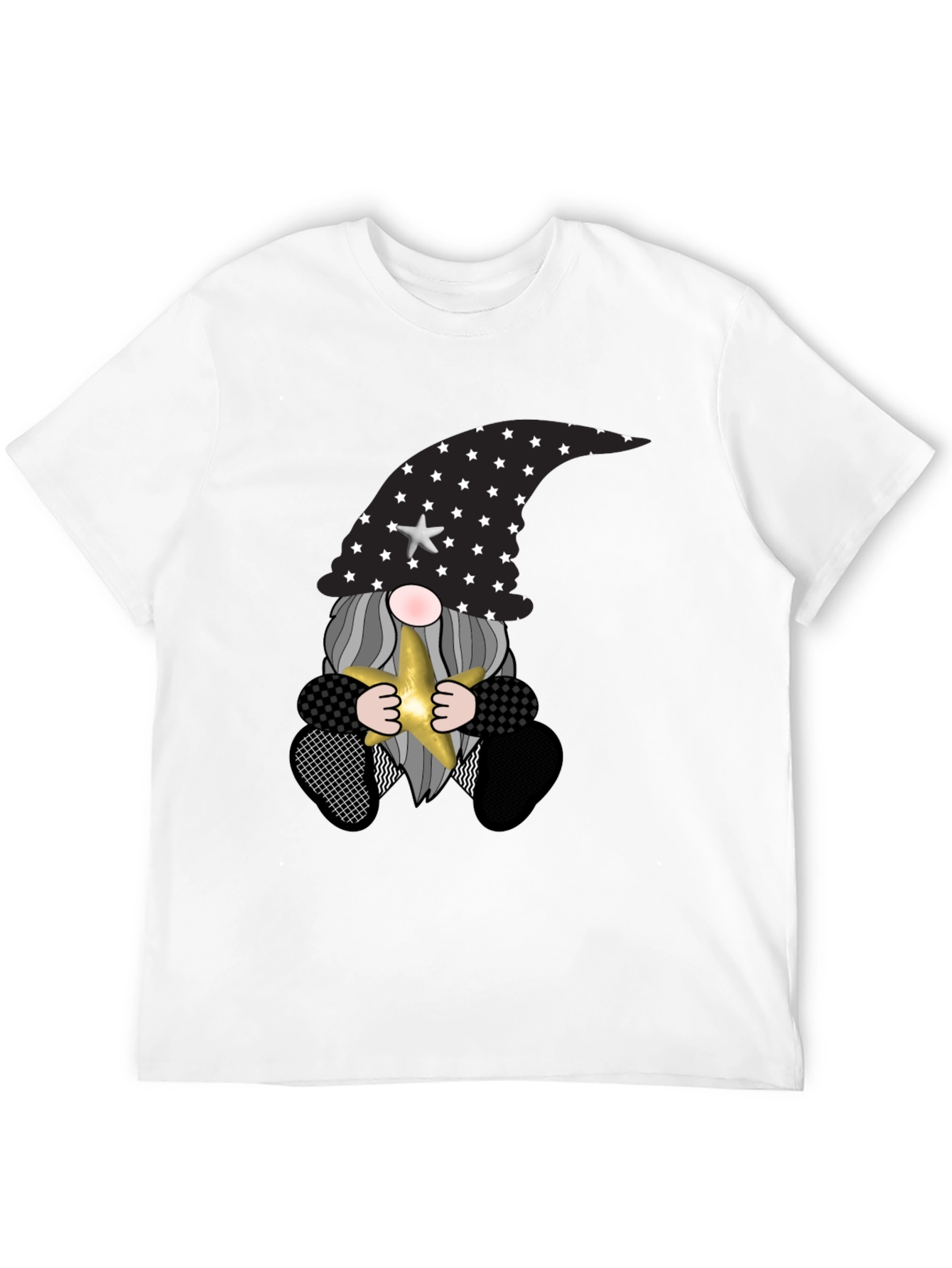 Whimsical Gnome Holding a Star T-Shirt