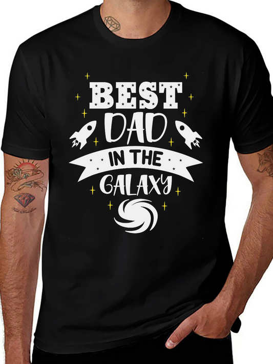 Best Dad in the Galaxy T-Shirt Fathers Day Gift