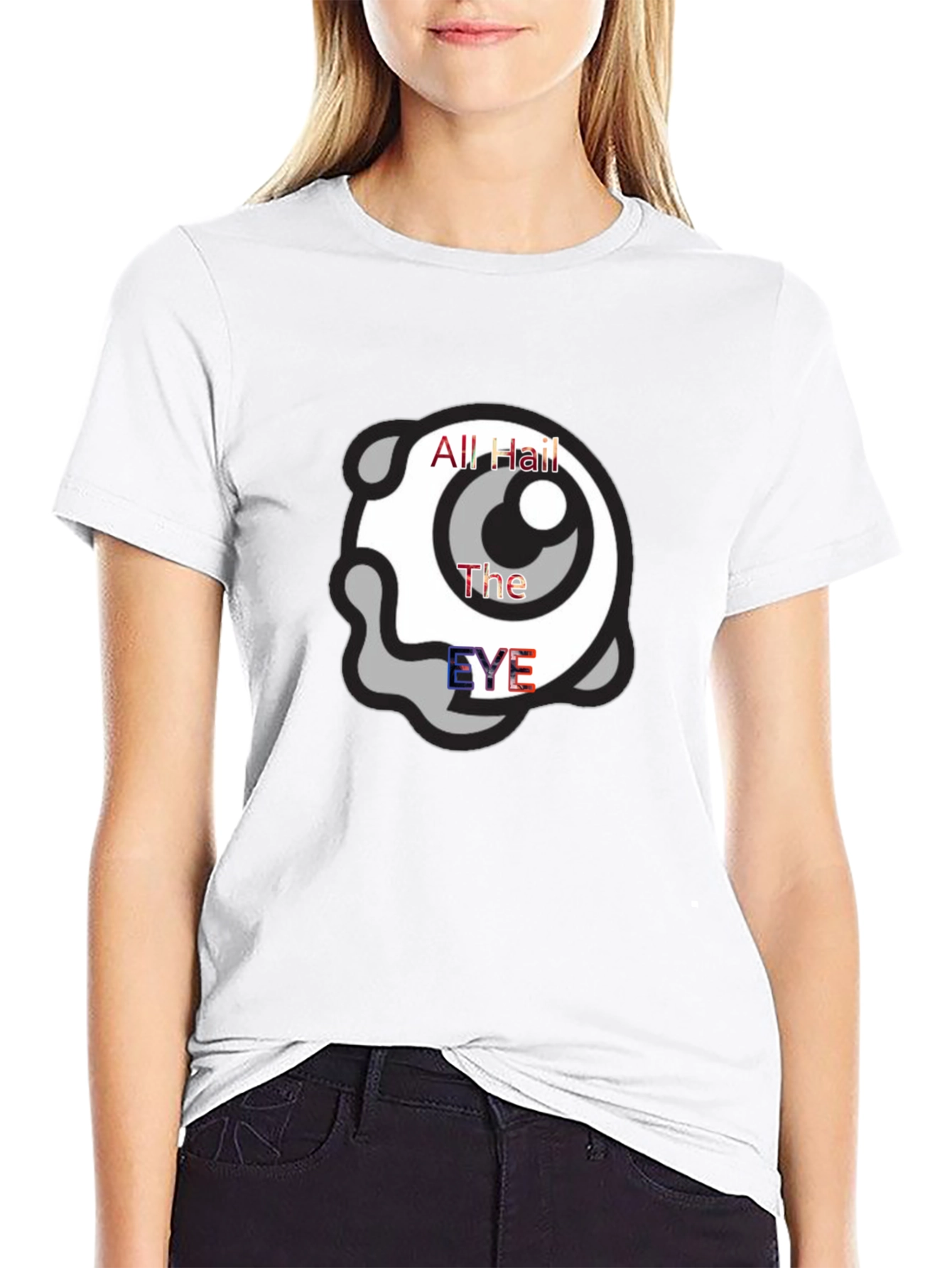 All Hail The Eye T-Shirt - Black Graphic Tee