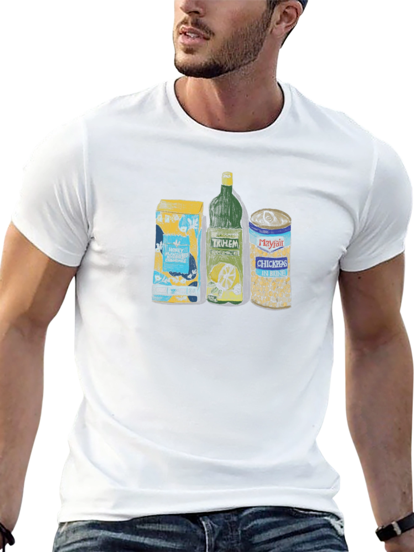 Novelty Graphic T-Shirt: Food Still Life
