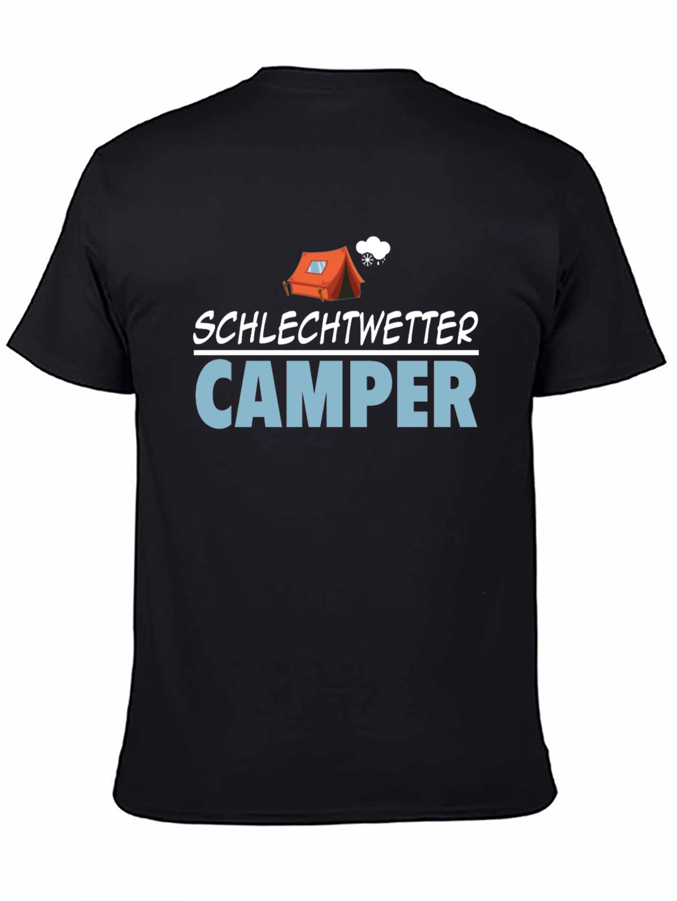 Bad Weather Camper T-Shirt - Camping Humor