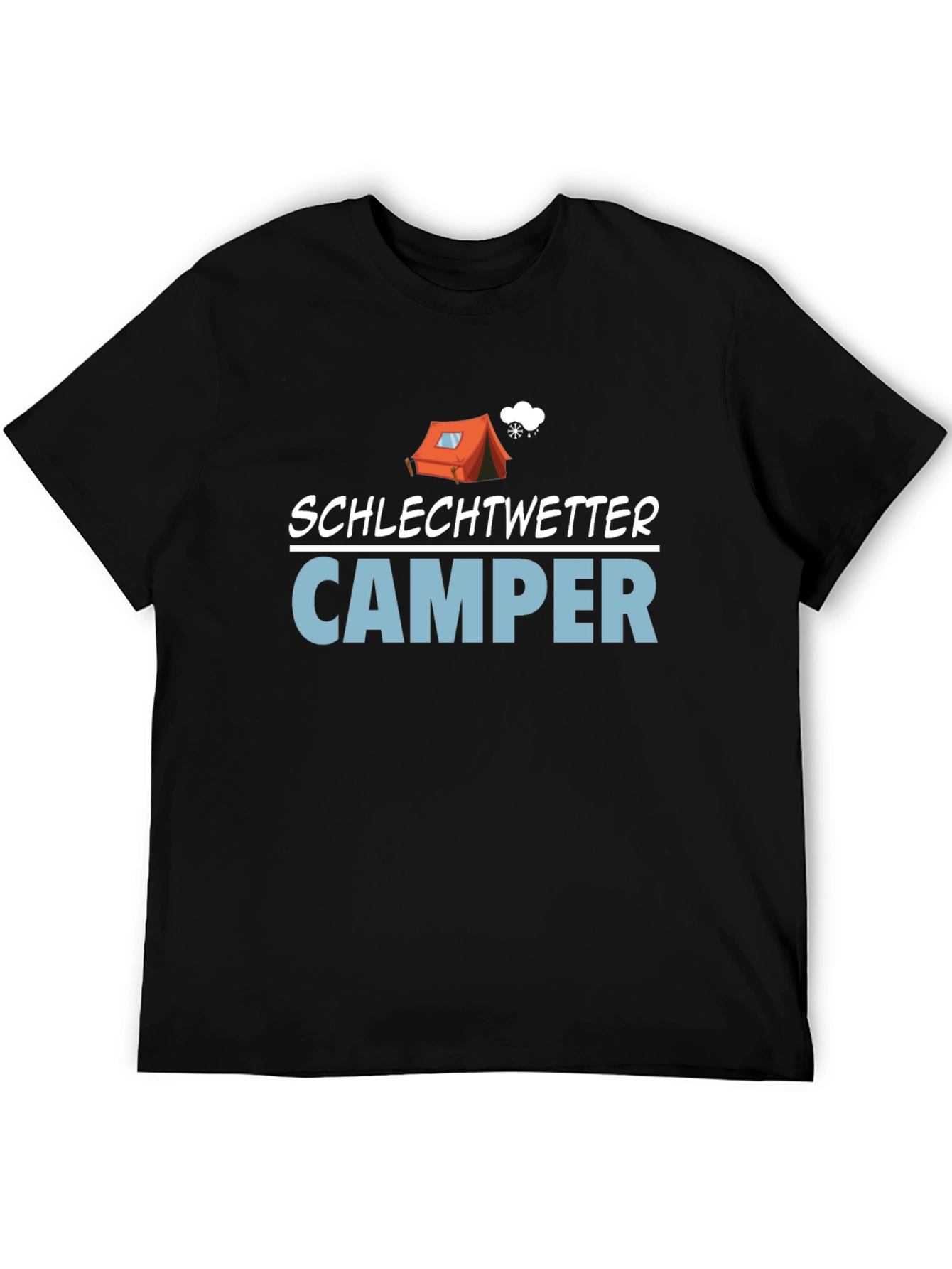 Bad Weather Camper T-Shirt - Camping Humor