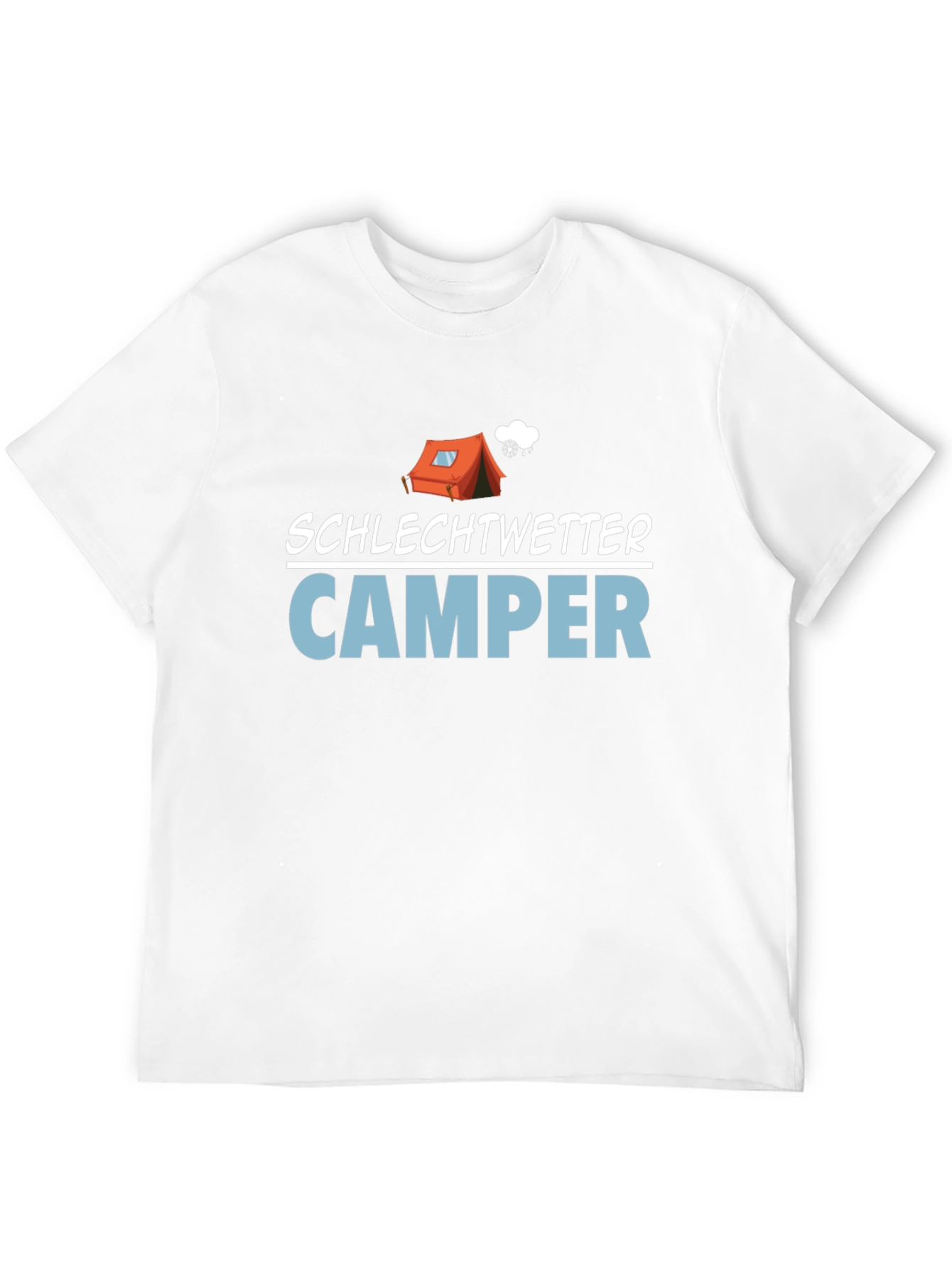 Bad Weather Camper T-Shirt - Camping Humor