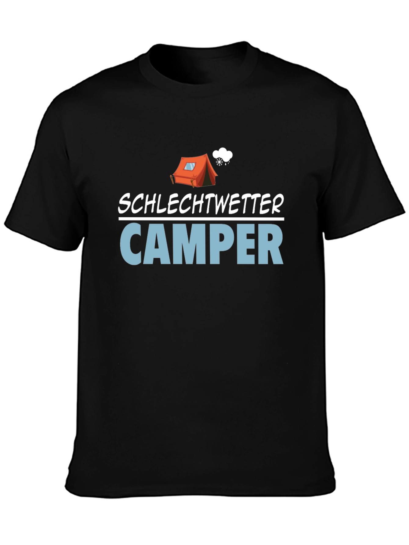 Bad Weather Camper T-Shirt - Camping Humor