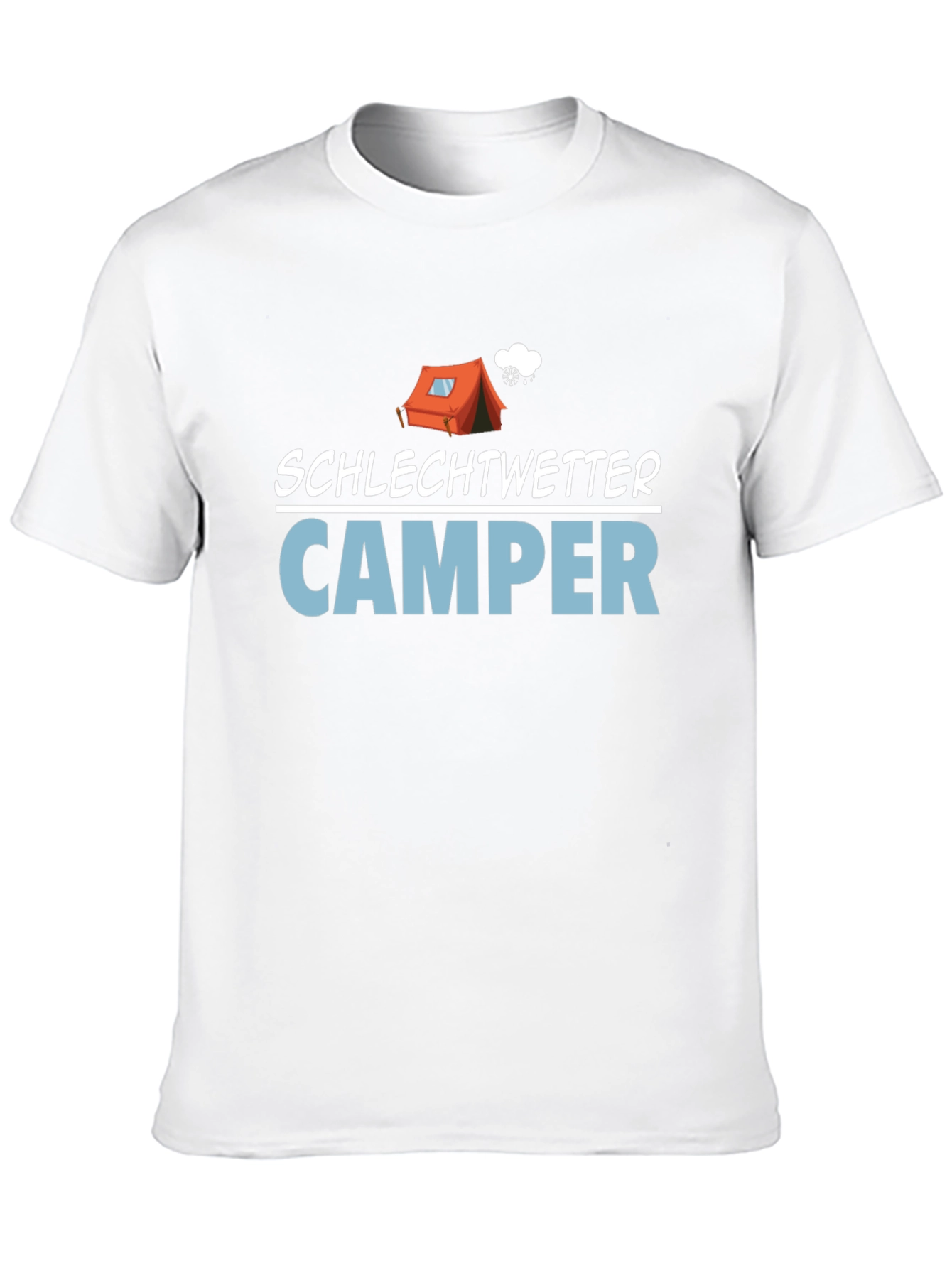 Bad Weather Camper T-Shirt - Camping Humor
