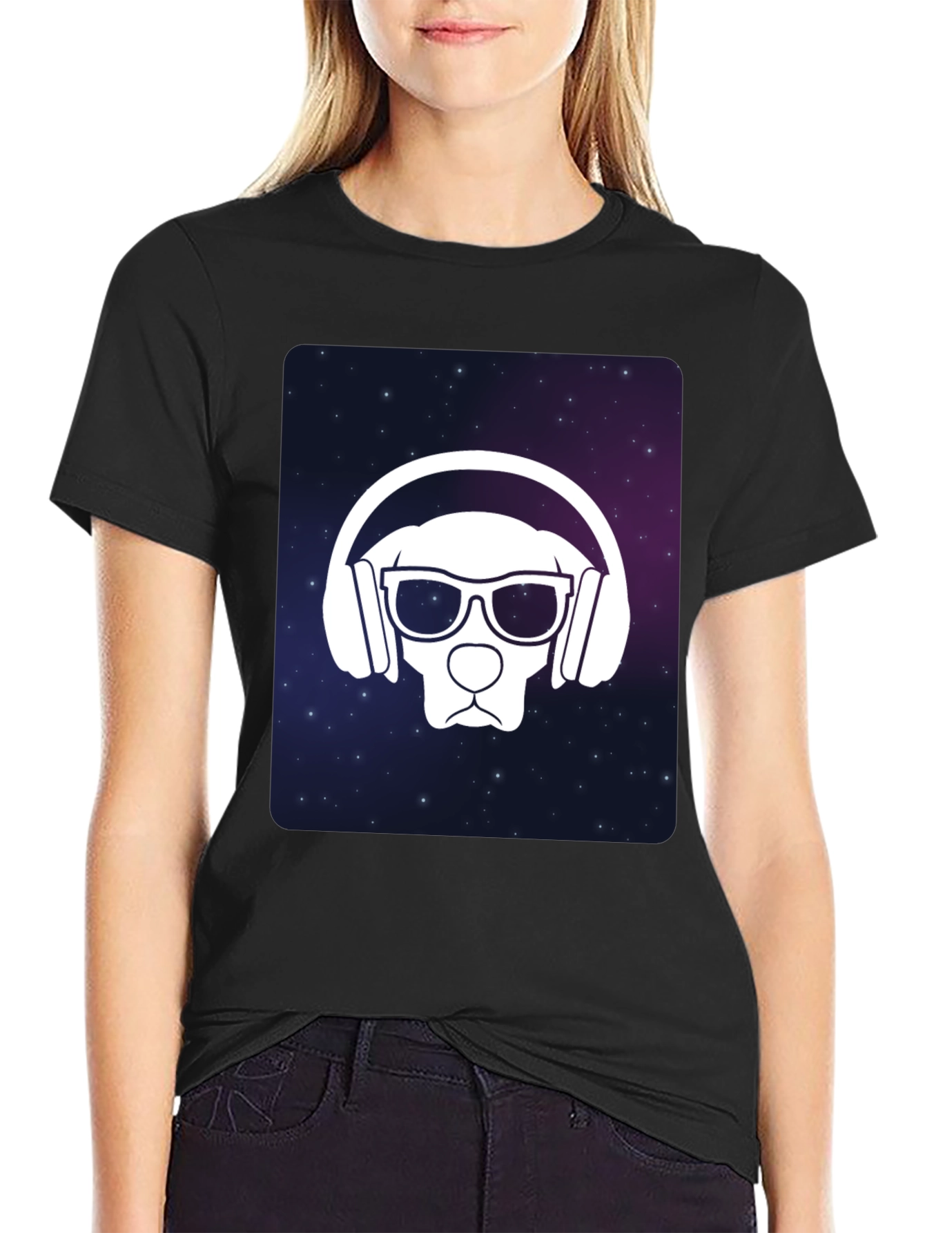 Cool Dog DJ Graphic T-Shirt