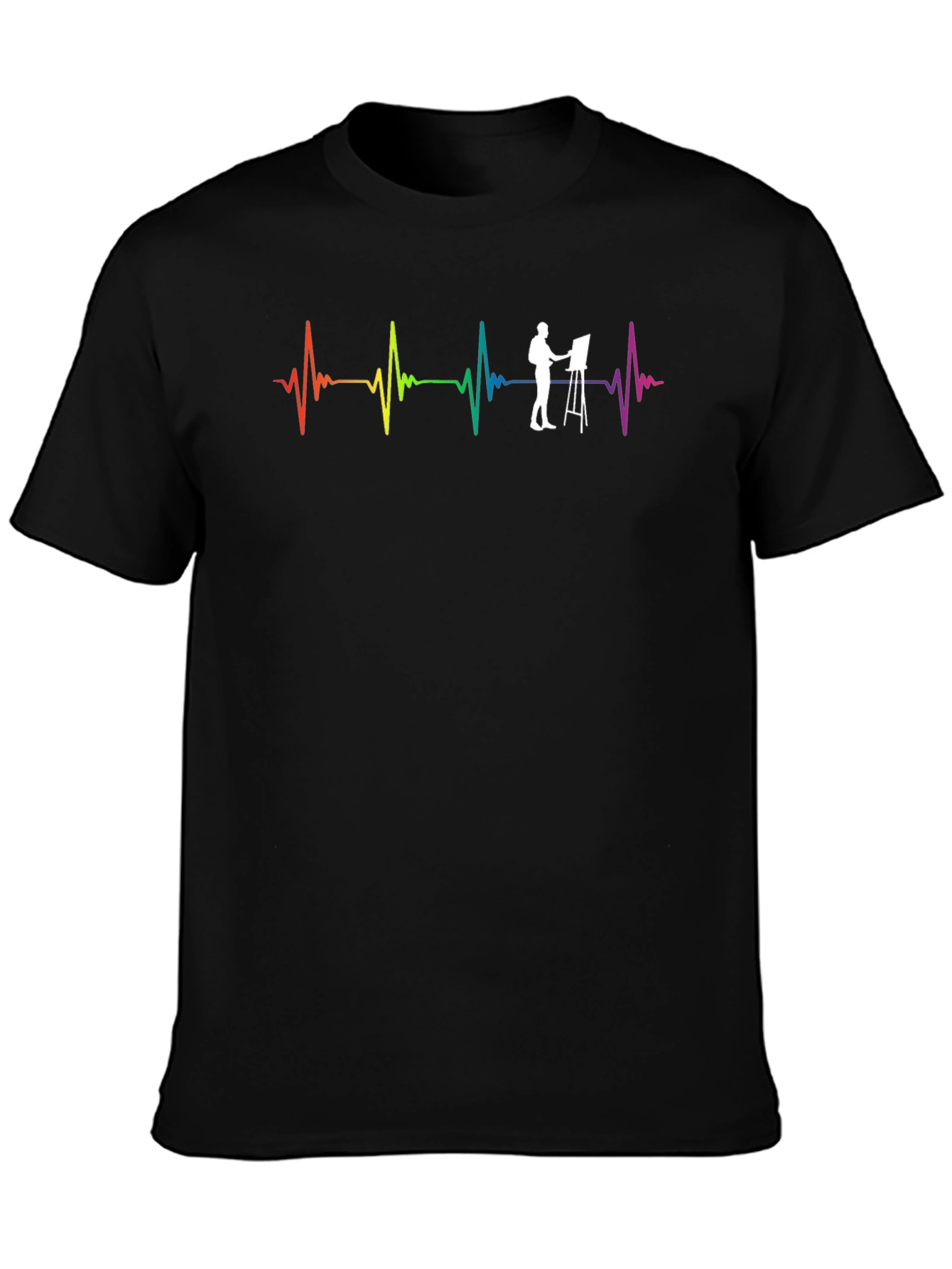Artist Heartbeat T-Shirt - Painter Pulse Tee