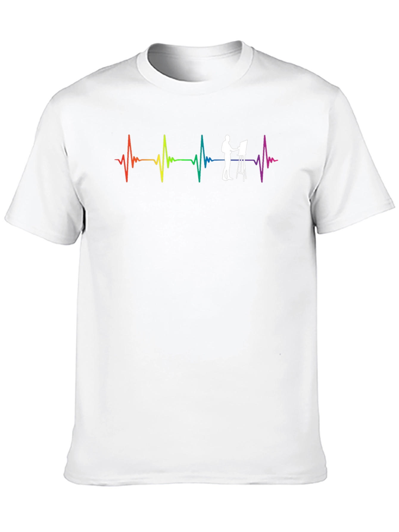 Artist Heartbeat T-Shirt - Painter Pulse Tee