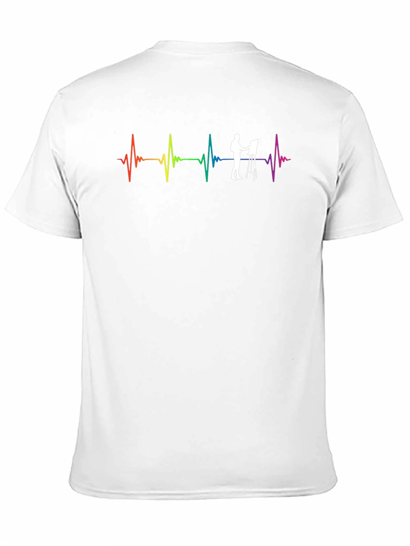Artist Heartbeat T-Shirt - Painter Pulse Tee