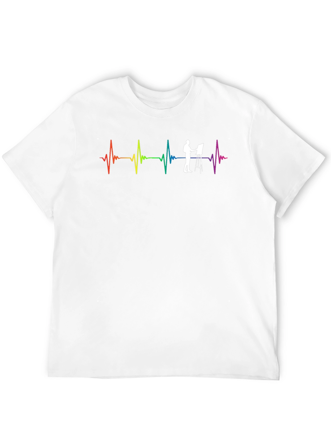 Artist Heartbeat T-Shirt - Painter Pulse Tee