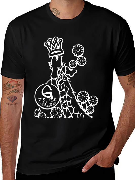 Giraffe G Initial Crowned T-Shirt