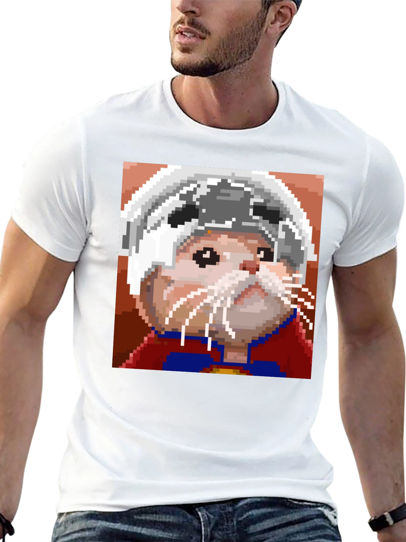 Pixel Art Hamster Hero T-Shirt