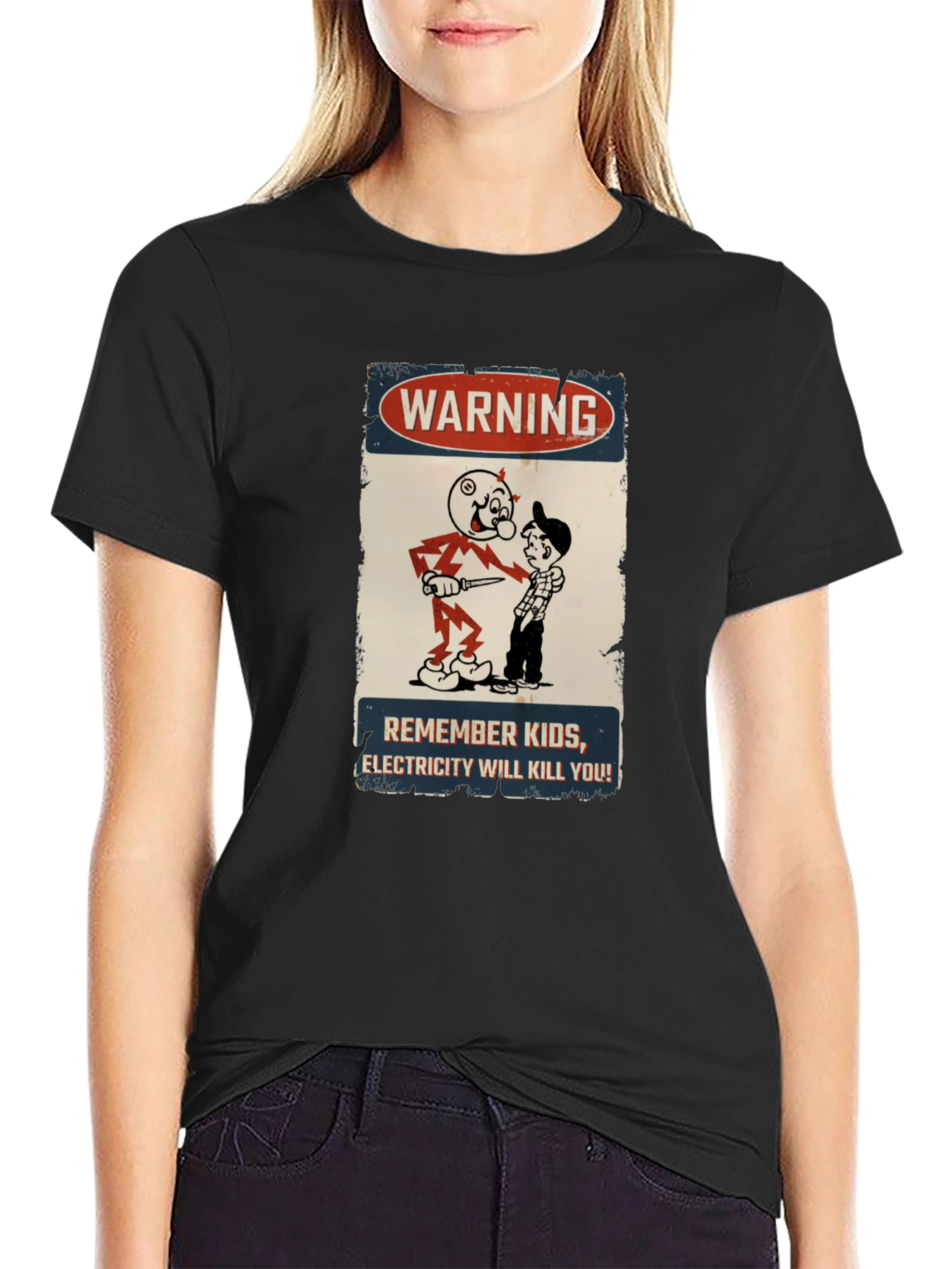Warning Electricity Will Kill You T-Shirt