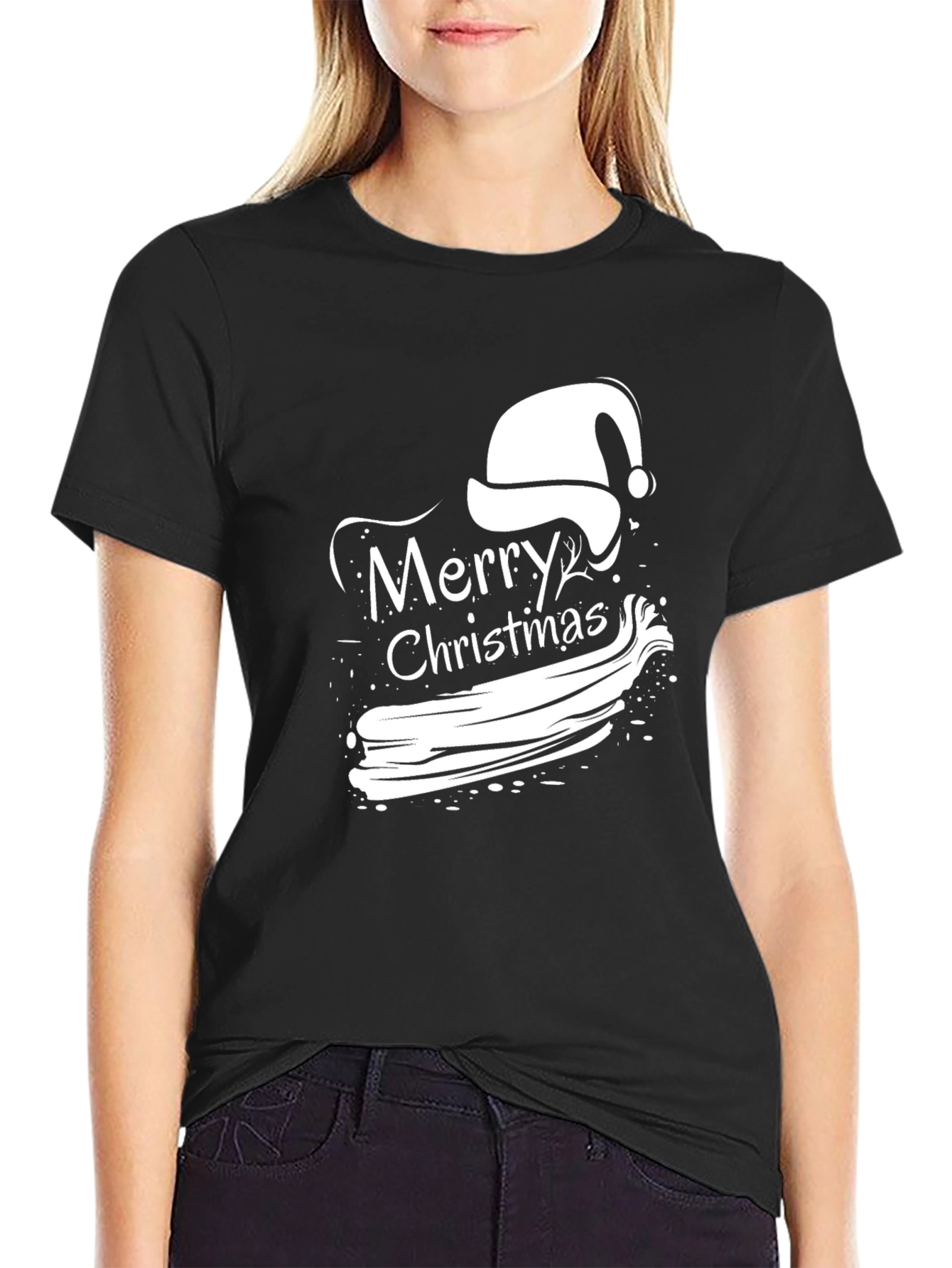Merry Christmas Graphic T-Shirt - Holiday Tee