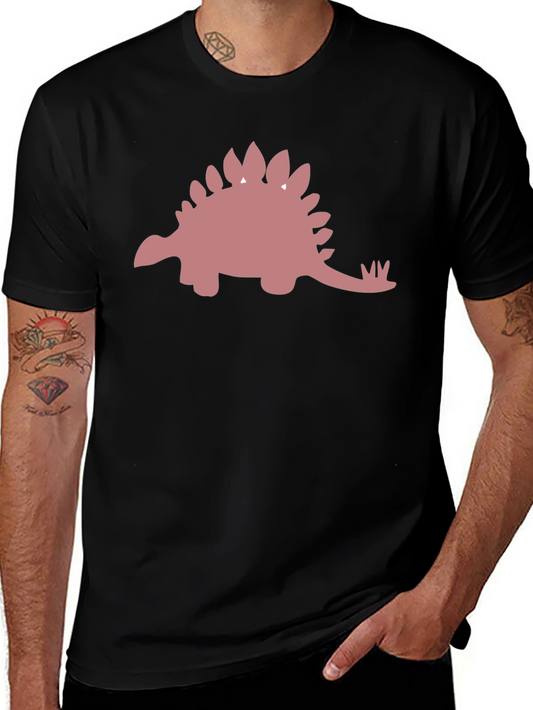 Dino Graphic Tee - Black Casual T-Shirt