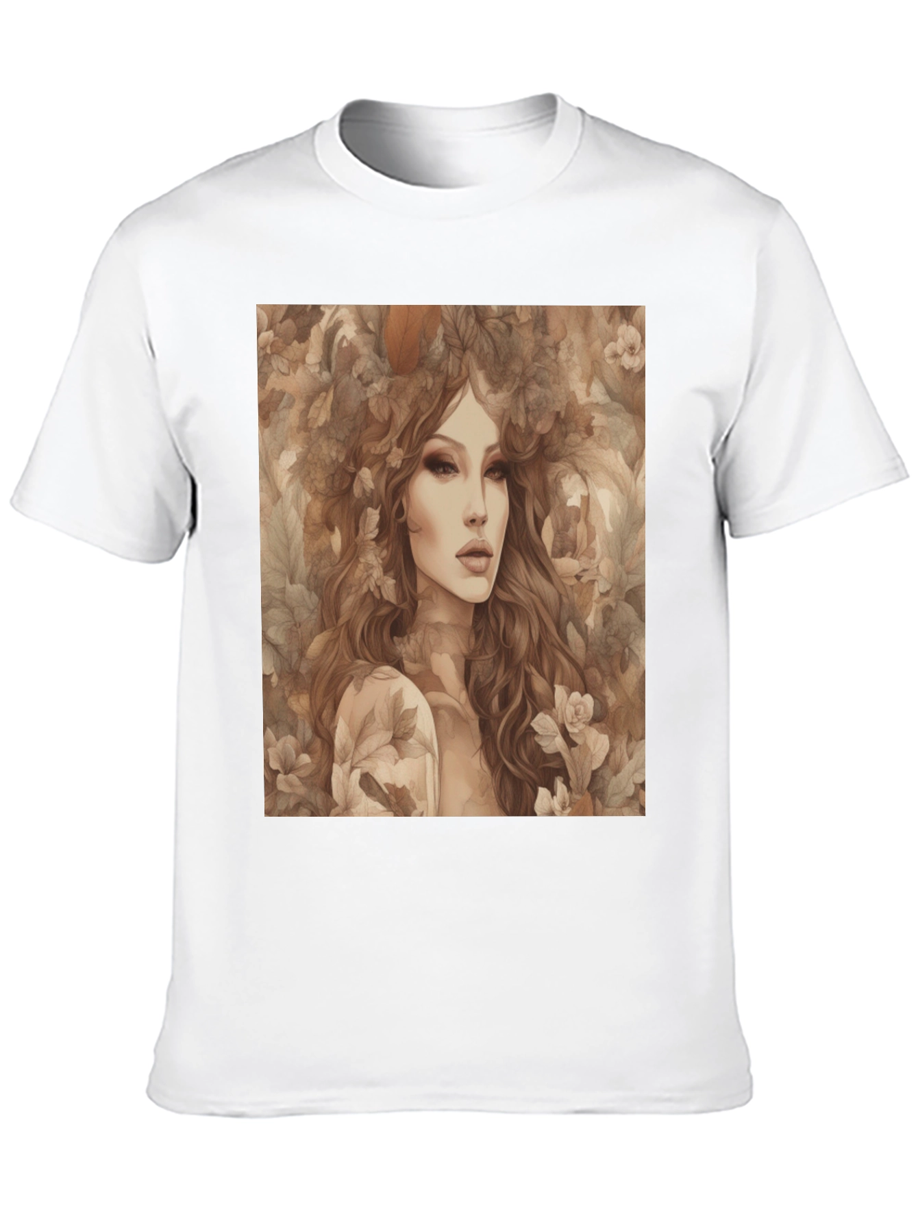 Nature Portrait Graphic Tee - Black Unisex