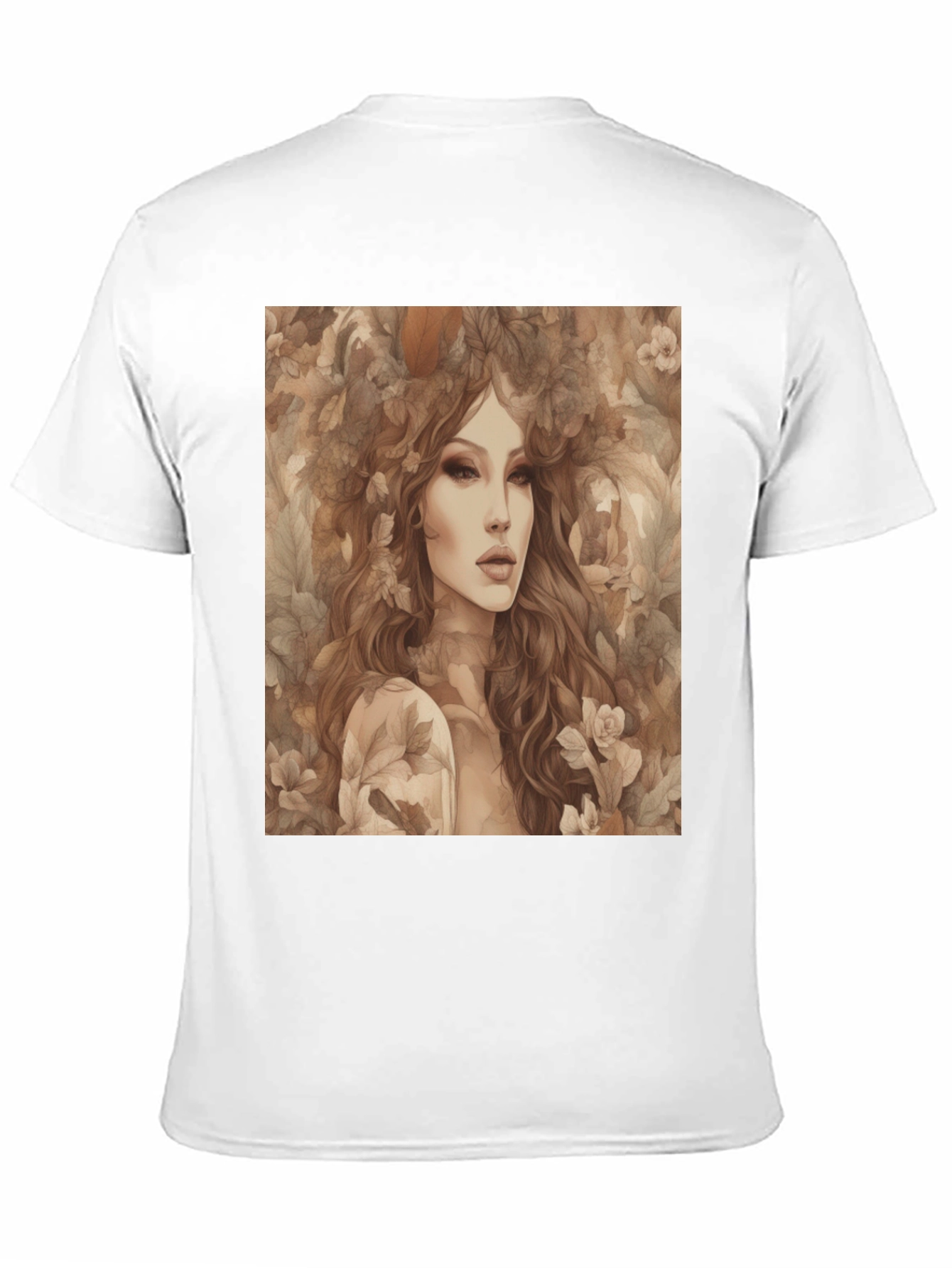 Nature Portrait Graphic Tee - Black Unisex