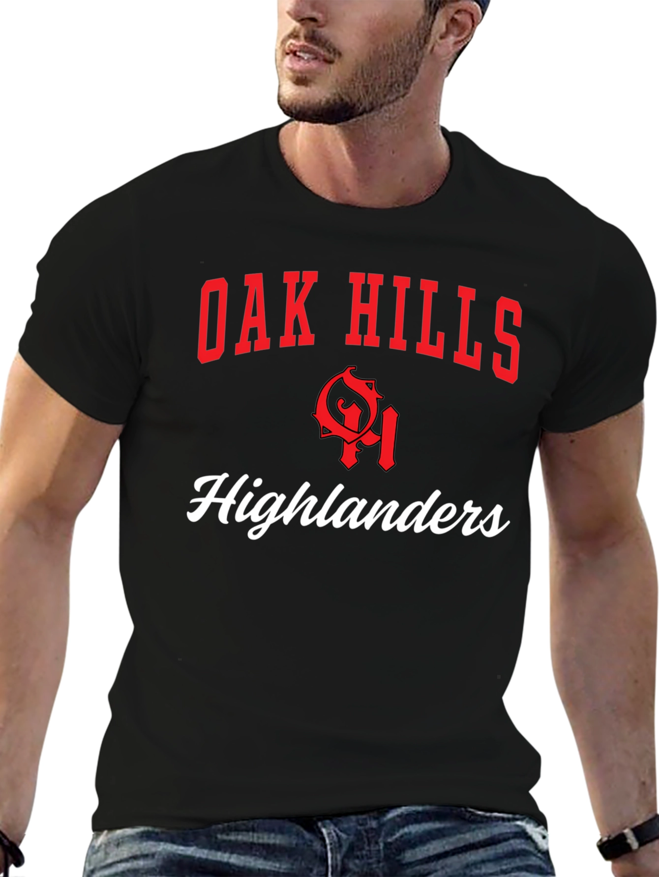 Oak Hills Highlanders Black T-Shirt