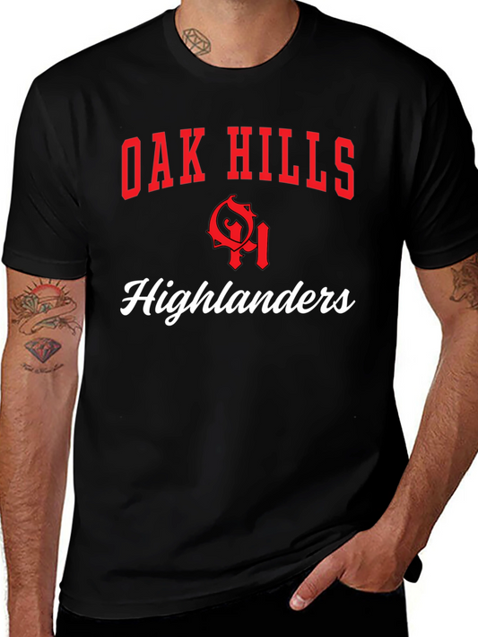 Oak Hills Highlanders Black T-Shirt
