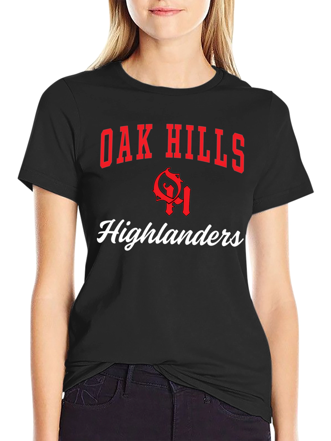 Oak Hills Highlanders Black T-Shirt