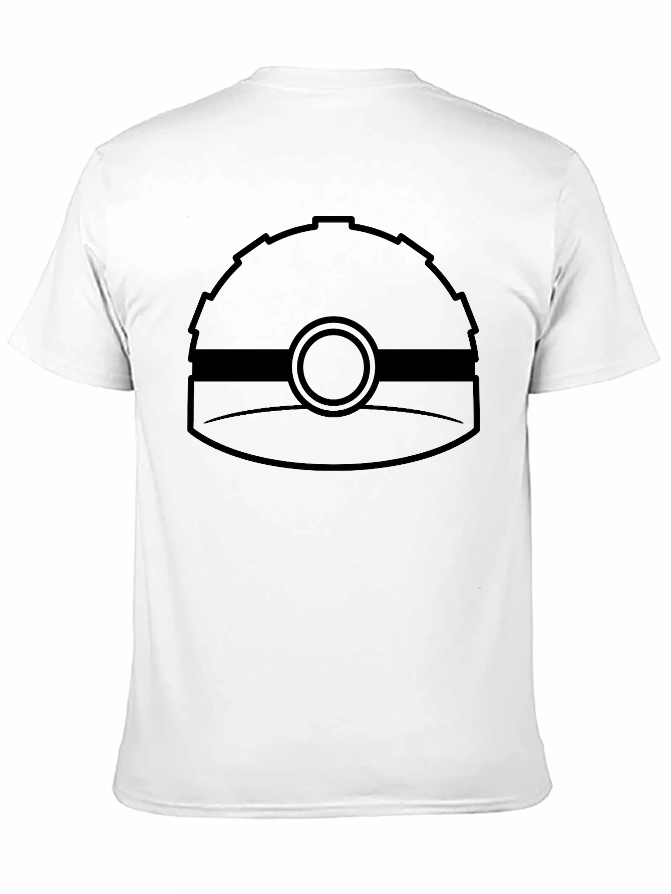 Hard Hat Graphic Tee - Black Crew Neck