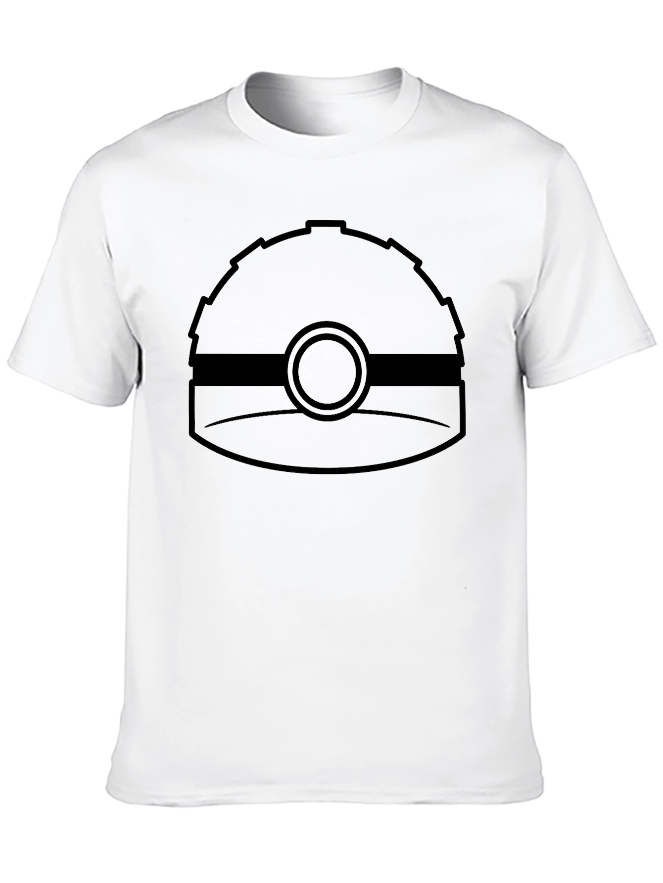 Hard Hat Graphic Tee - Black Crew Neck