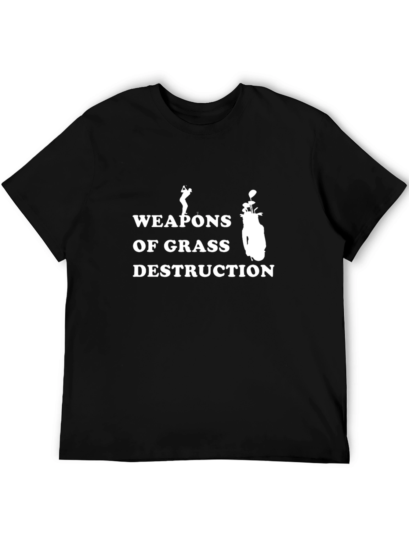 Weapons of Grass Destruction Golf T-Shirt