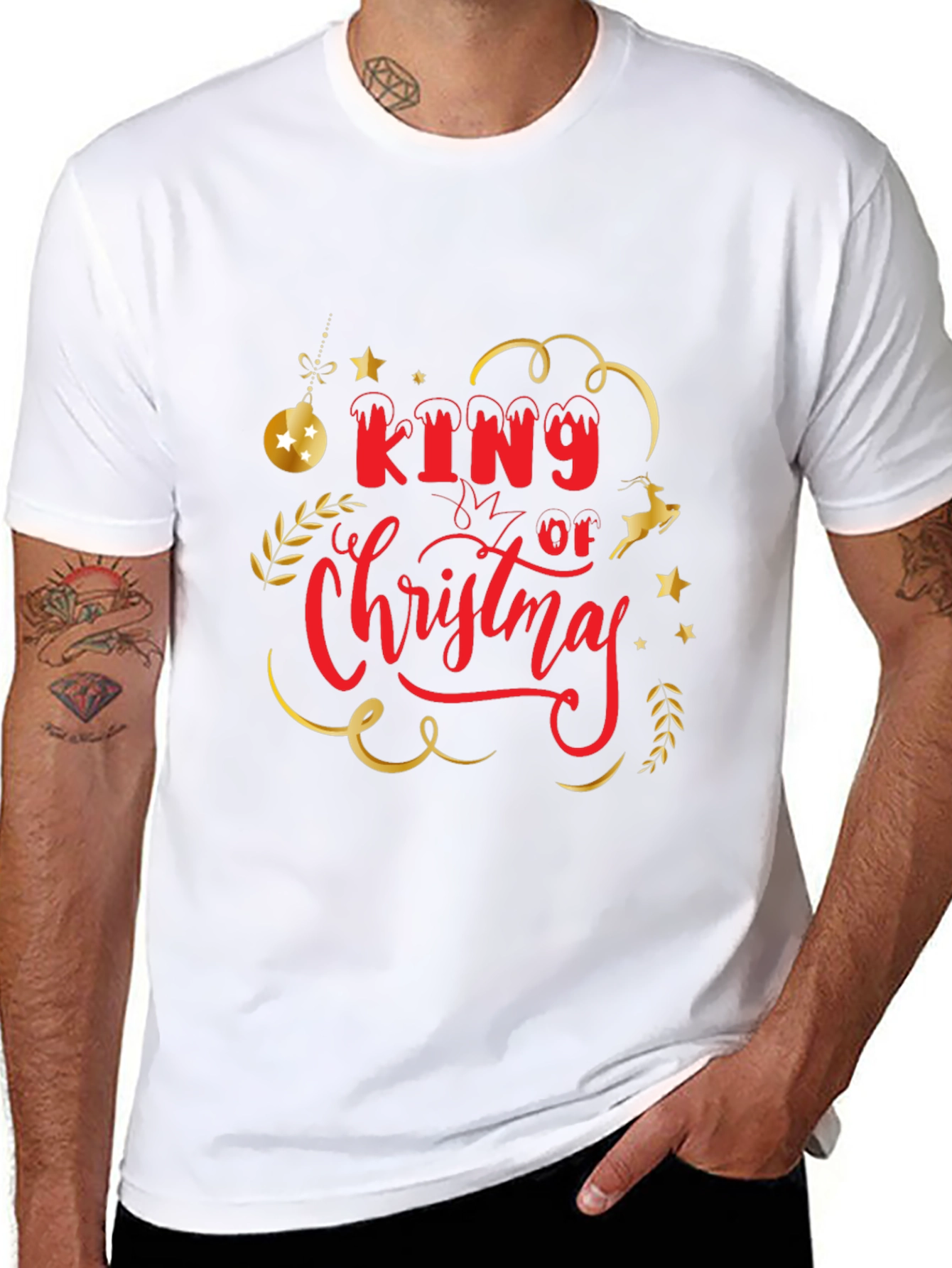 King of Christmas Graphic T-Shirt