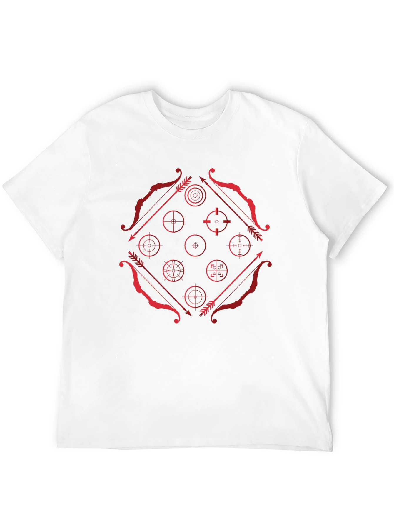 Archery Target Graphic Tee - Mens Black T-Shirt