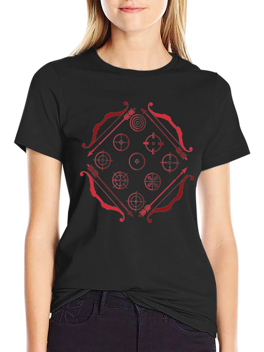 Archery Target Graphic Tee - Mens Black T-Shirt