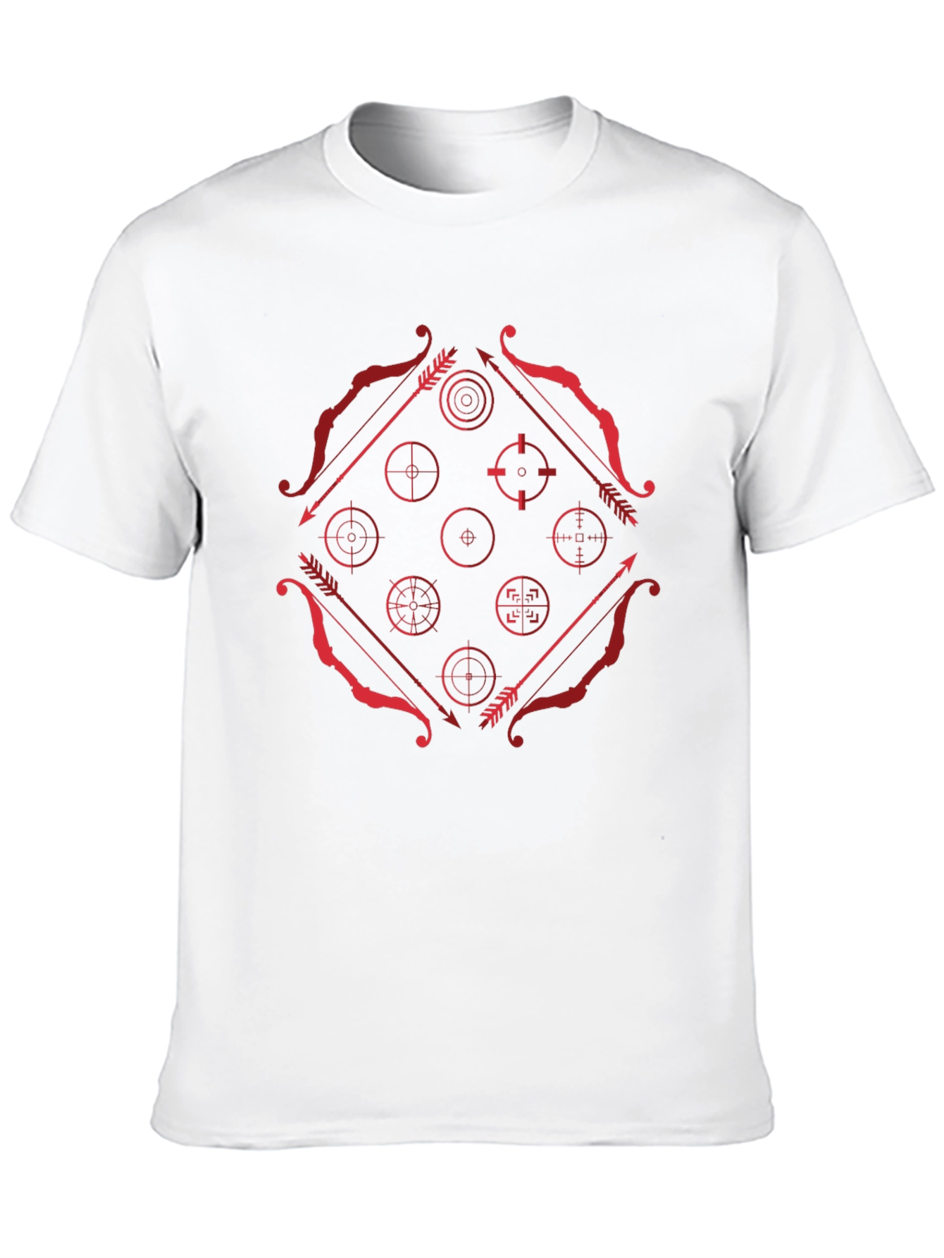 Archery Target Graphic Tee - Mens Black T-Shirt