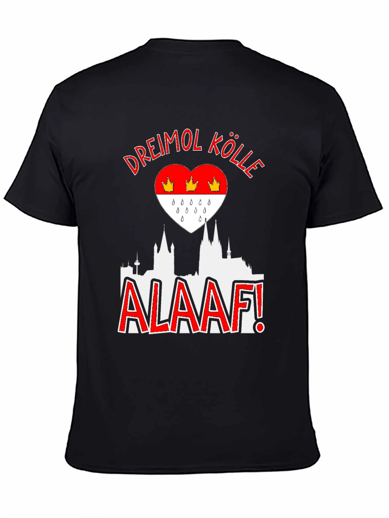 Dreimol Kölle Alaaf T-Shirt Cologne Germany