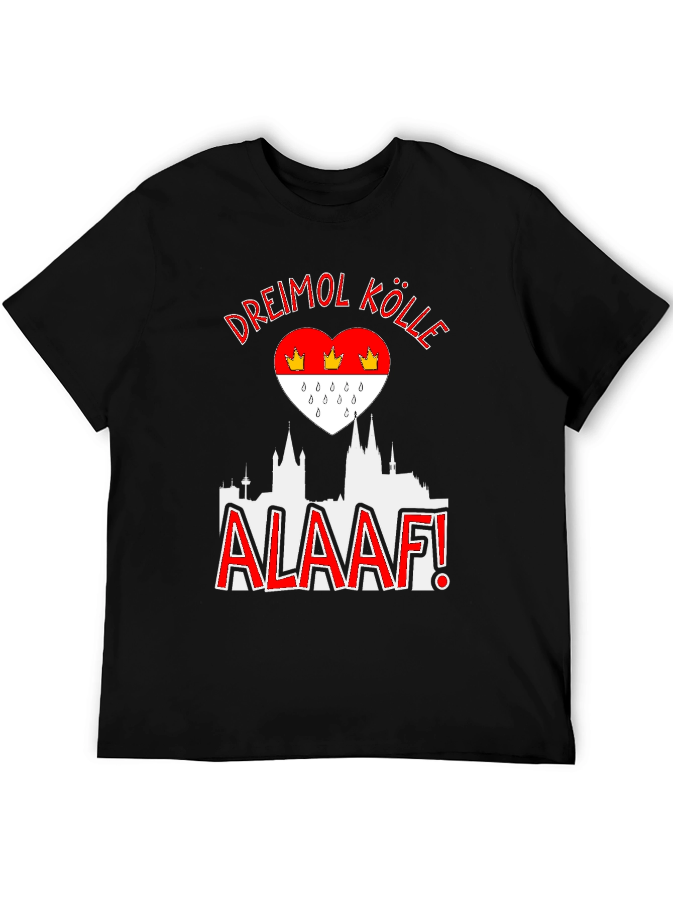 Dreimol Kölle Alaaf T-Shirt Cologne Germany