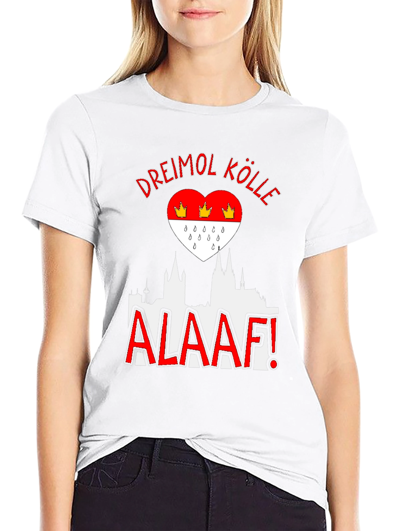 Dreimol Kölle Alaaf T-Shirt Cologne Germany