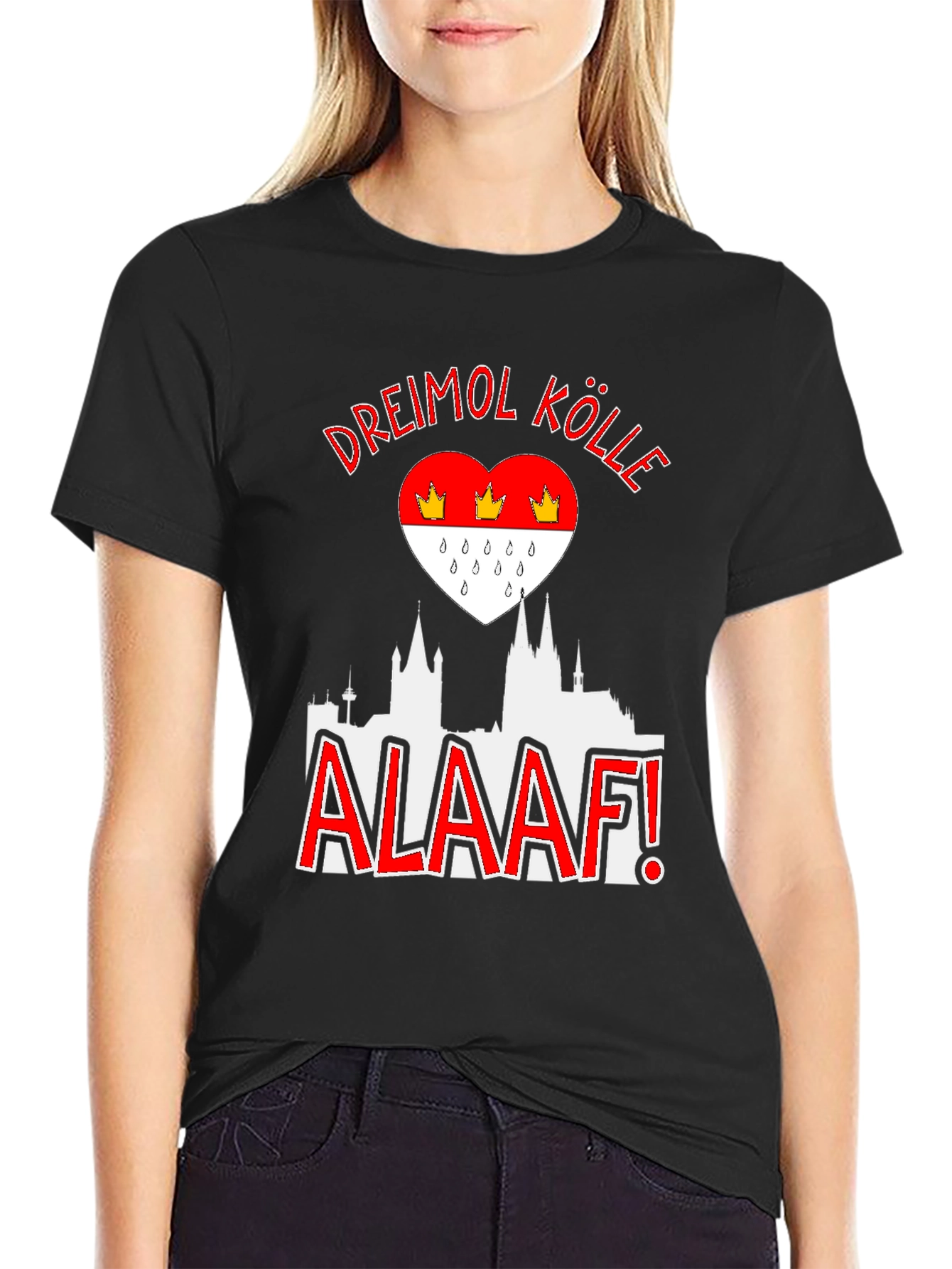 Dreimol Kölle Alaaf T-Shirt Cologne Germany