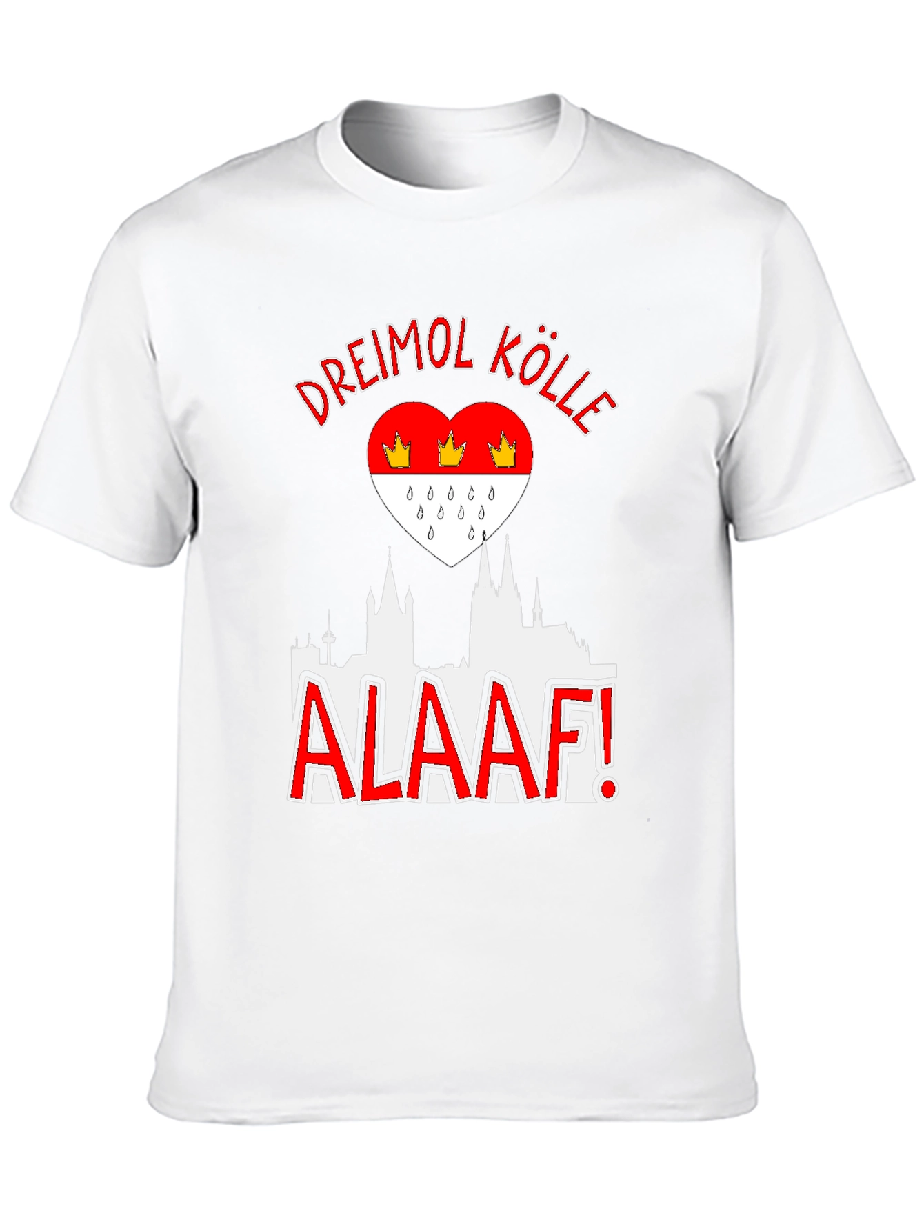 Dreimol Kölle Alaaf T-Shirt Cologne Germany
