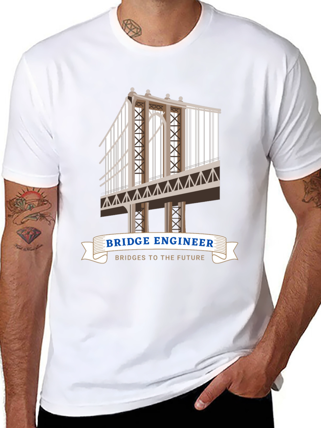 Bridge Engineer Graphic T-Shirt
