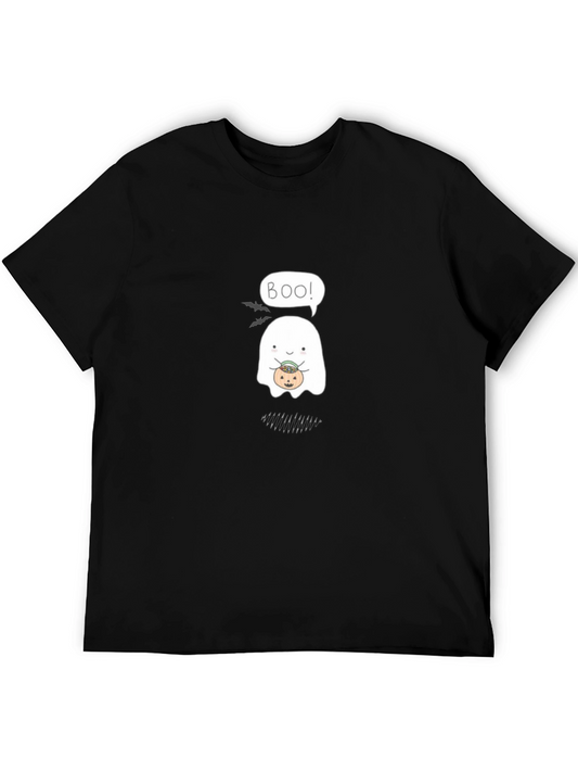 Cute Halloween Ghost T-Shirt - Boo!