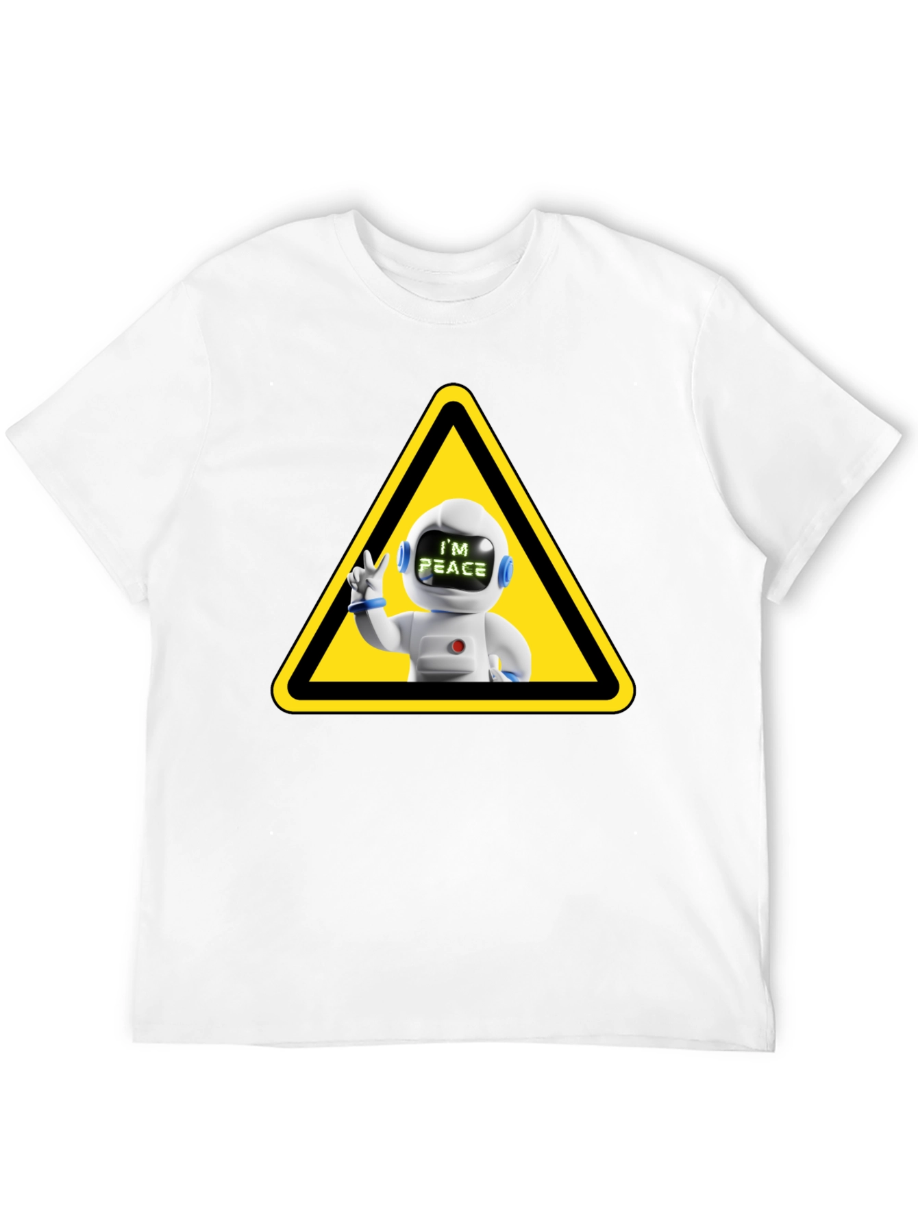 Peace Robot T-Shirt: Cool Graphic Tee