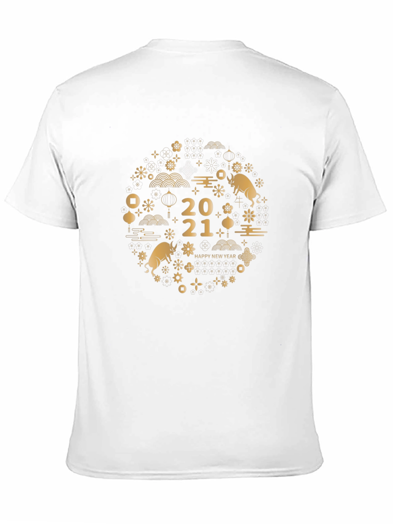 Year of the Ox 2021 Black T-Shirt