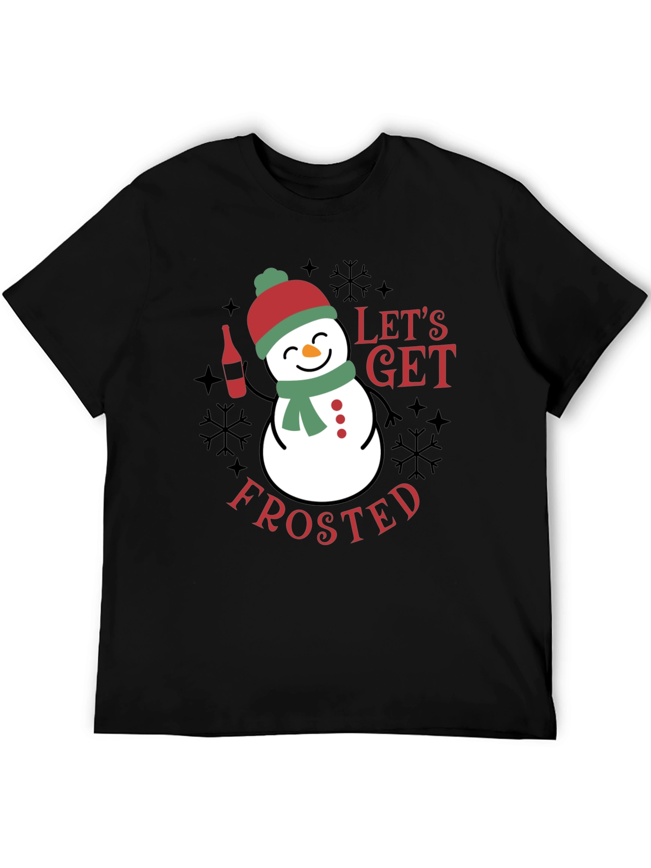Lets Get Frosted T-Shirt - Festive Holiday Apparel